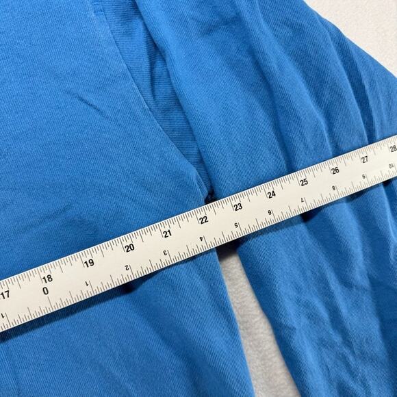 Vintage Nike Italy Rugby Shirt mens Large Blue Embroidered Logo Shield y2k 2000s - Picture 7 of 10